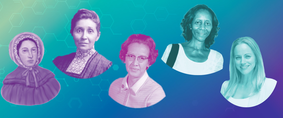 Image of five women in STEM